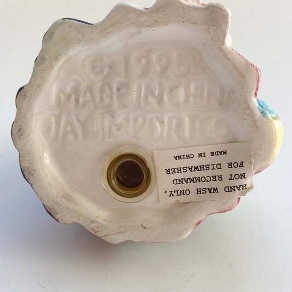 Vintage Christmas Tree Salt Shaker Teddy Bear Ceramic Train Candy Canes - Picture 7 of 9